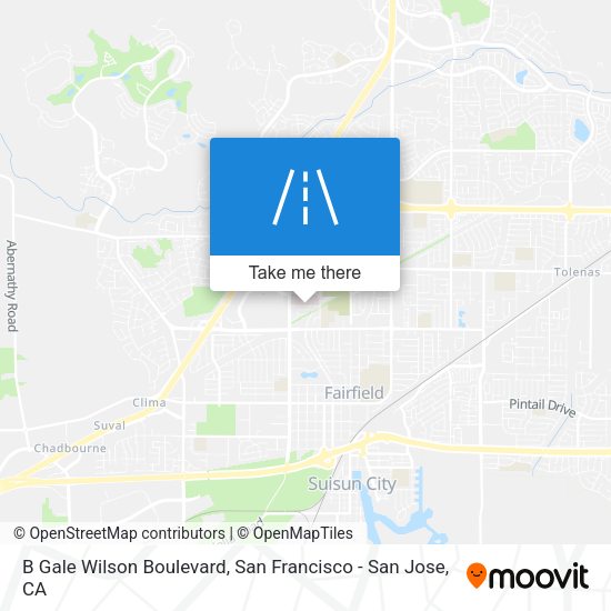 B Gale Wilson Boulevard map