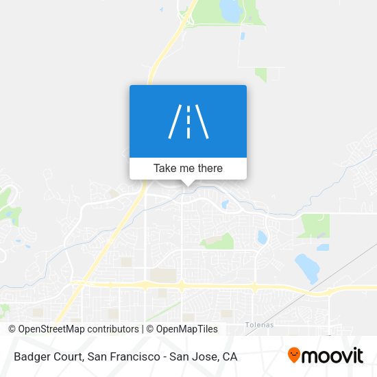Mapa de Badger Court