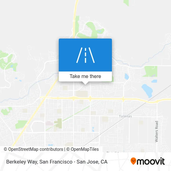 Berkeley Way map