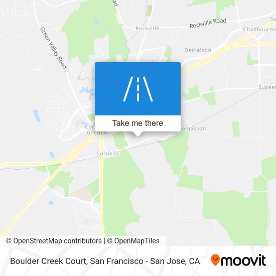 Boulder Creek Court map