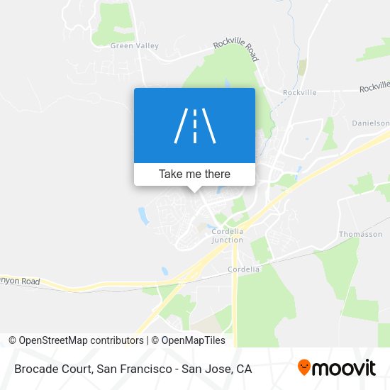 Mapa de Brocade Court