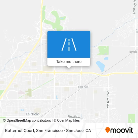 Butternut Court map