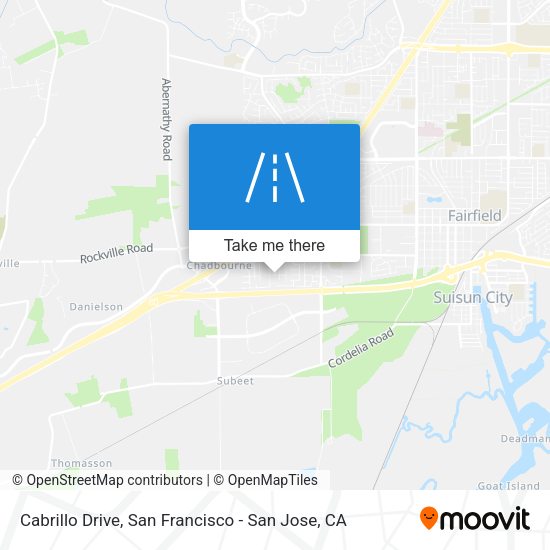 Mapa de Cabrillo Drive