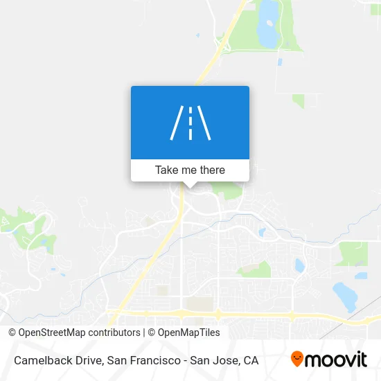 Camelback Drive map