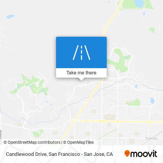 Candlewood Drive map