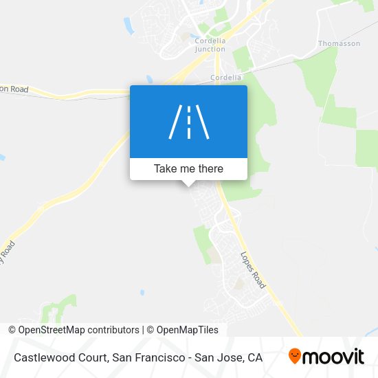 Mapa de Castlewood Court