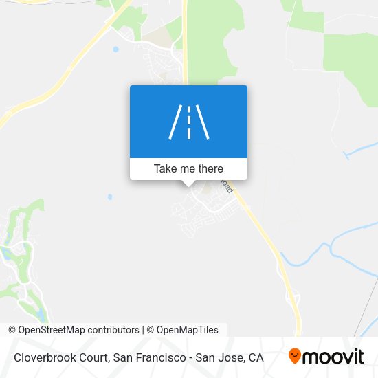 Mapa de Cloverbrook Court