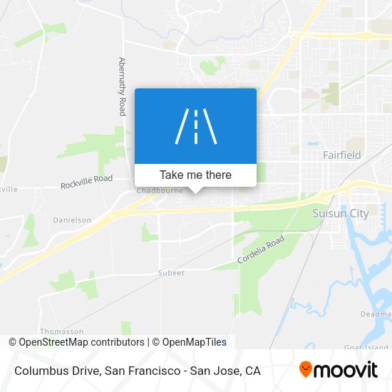 Mapa de Columbus Drive