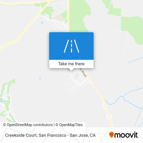 Mapa de Creekside Court