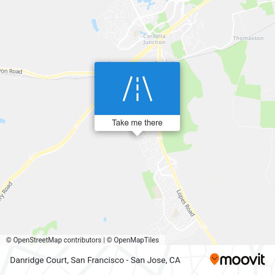 Mapa de Danridge Court