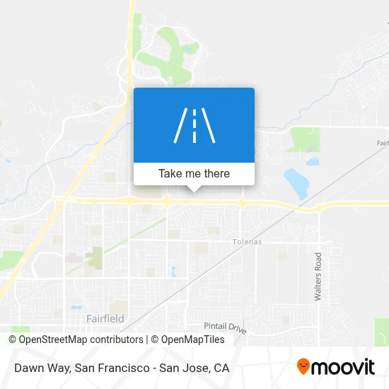 Dawn Way map