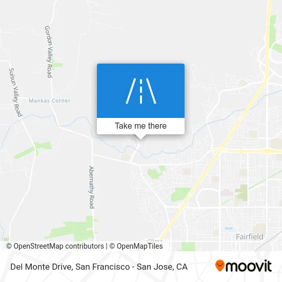Del Monte Drive map