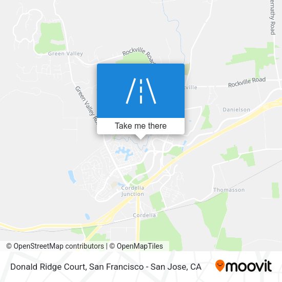 Donald Ridge Court map
