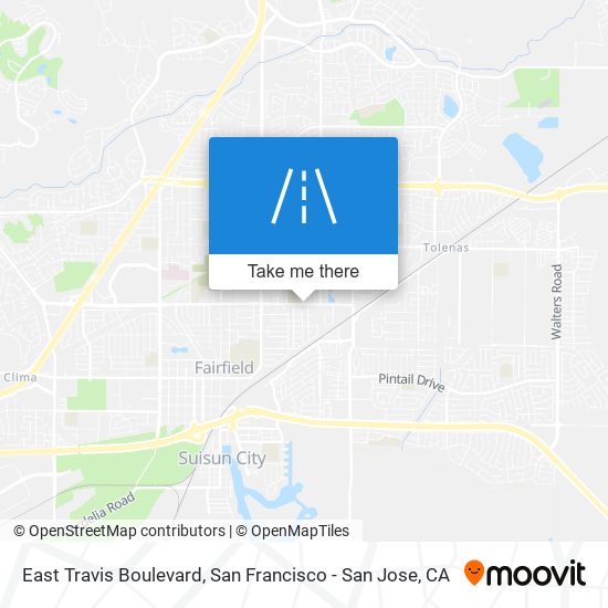 East Travis Boulevard map