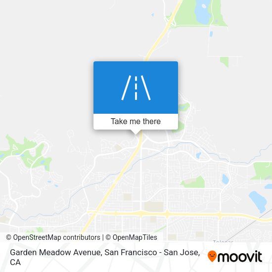 Garden Meadow Avenue map