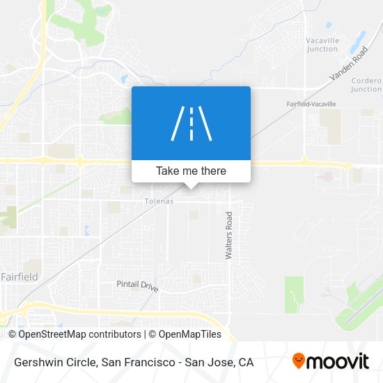 Mapa de Gershwin Circle