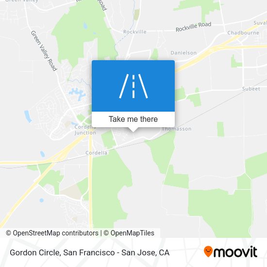 Mapa de Gordon Circle