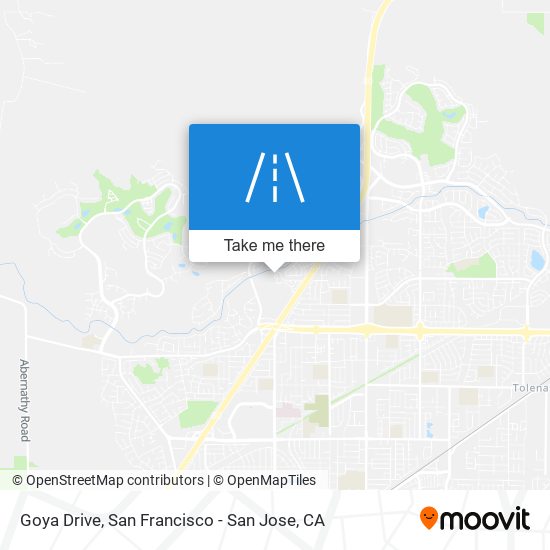 Goya Drive map