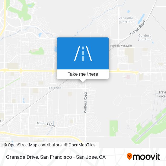 Granada Drive map