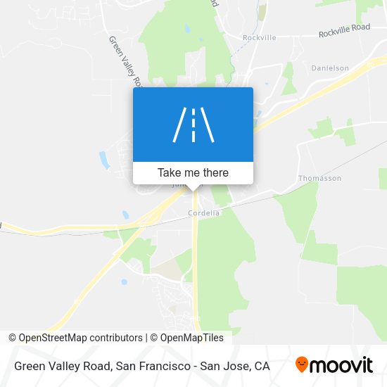 Green Valley Road map