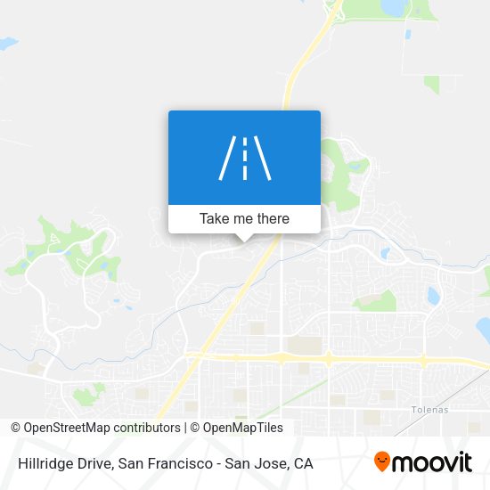 Mapa de Hillridge Drive