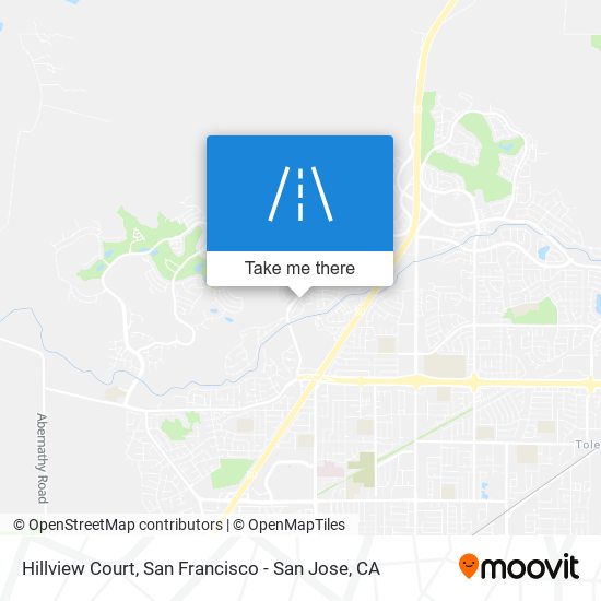 Mapa de Hillview Court