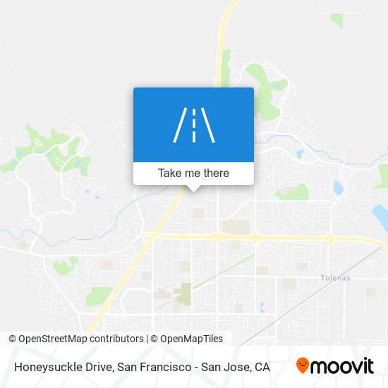Honeysuckle Drive map