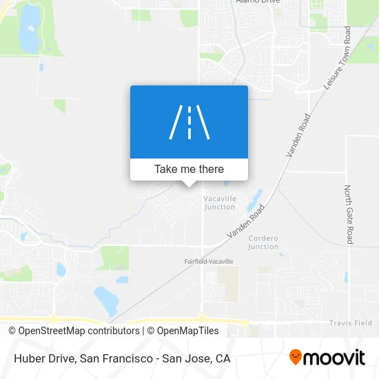 Huber Drive map