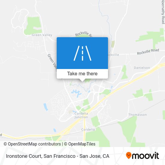 Mapa de Ironstone Court