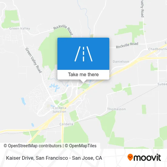 Kaiser Drive map