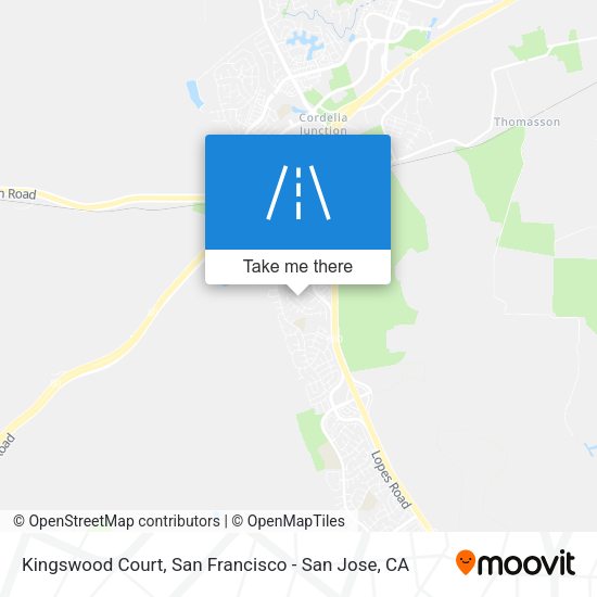 Mapa de Kingswood Court