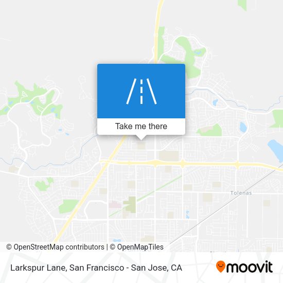 Mapa de Larkspur Lane