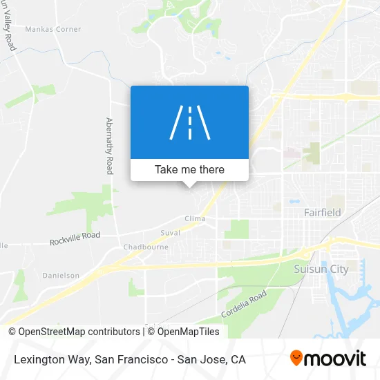 Lexington Way map