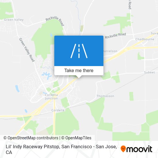 Mapa de Lil' Indy Raceway Pitstop