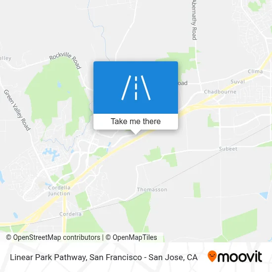 Linear Park Pathway map