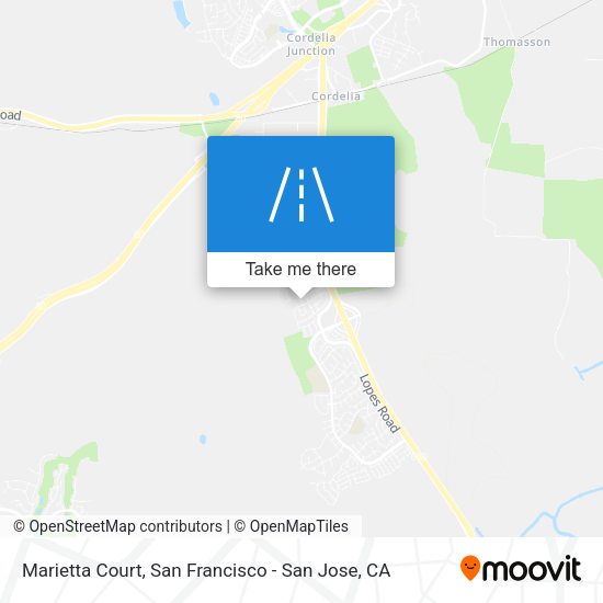 Mapa de Marietta Court