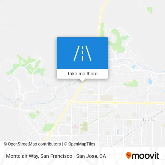Montclair Way map