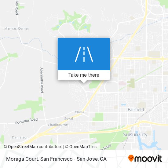 Moraga Court map