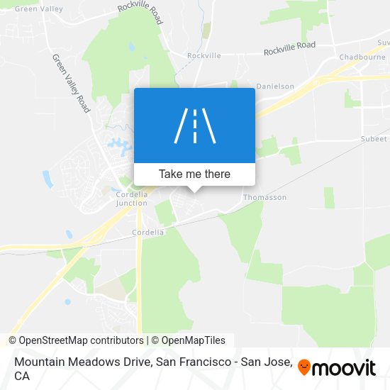 Mapa de Mountain Meadows Drive