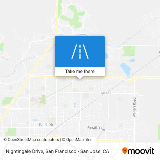 Nightingale Drive map