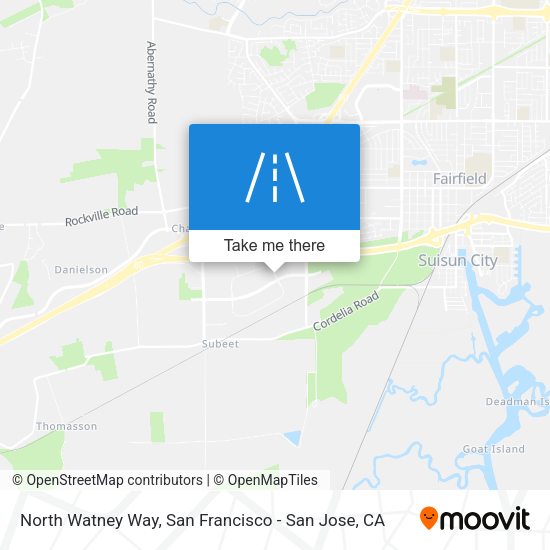 North Watney Way map