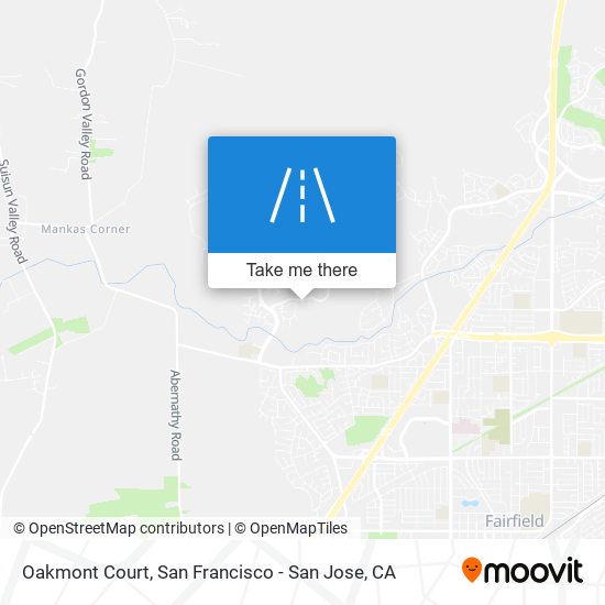 Mapa de Oakmont Court