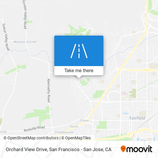 Mapa de Orchard View Drive