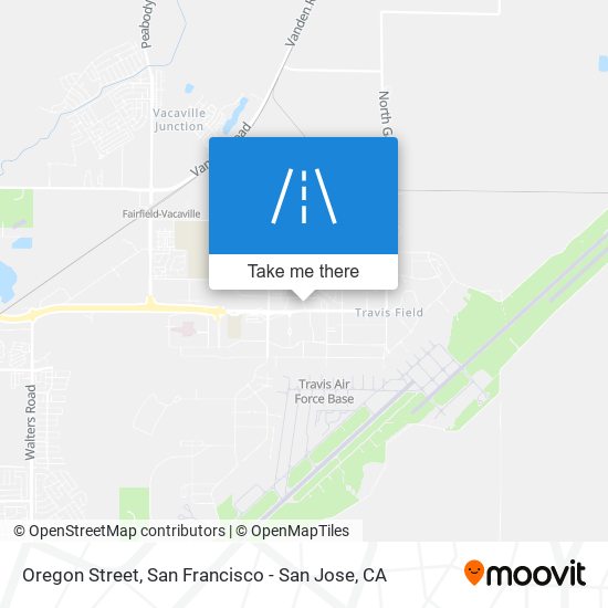 Oregon Street map