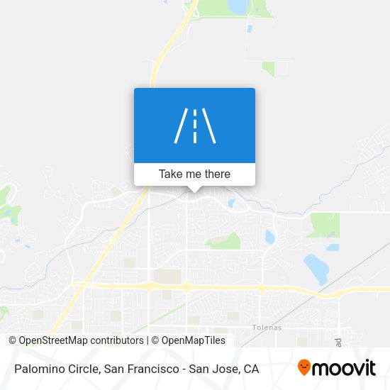 Mapa de Palomino Circle