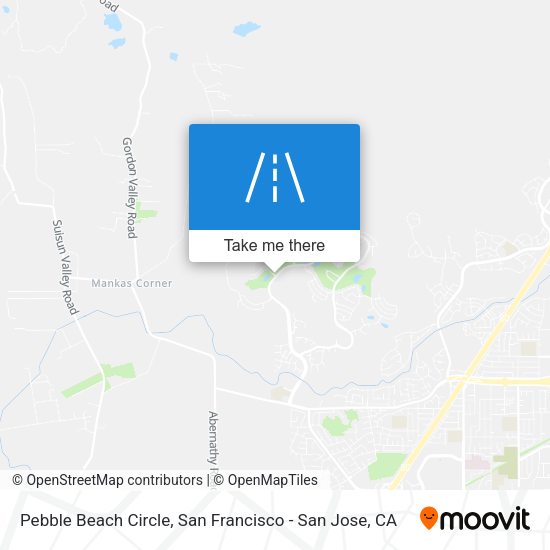 Pebble Beach Circle map