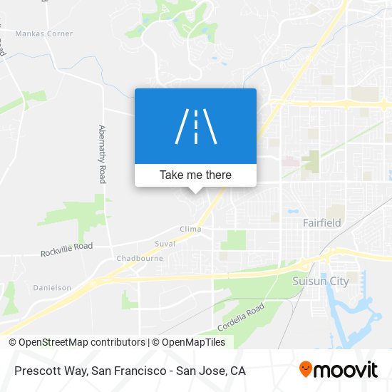 Prescott Way map