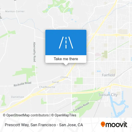 Prescott Way map