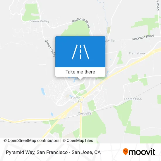 Pyramid Way map