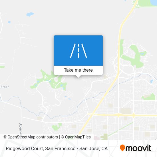 Mapa de Ridgewood Court